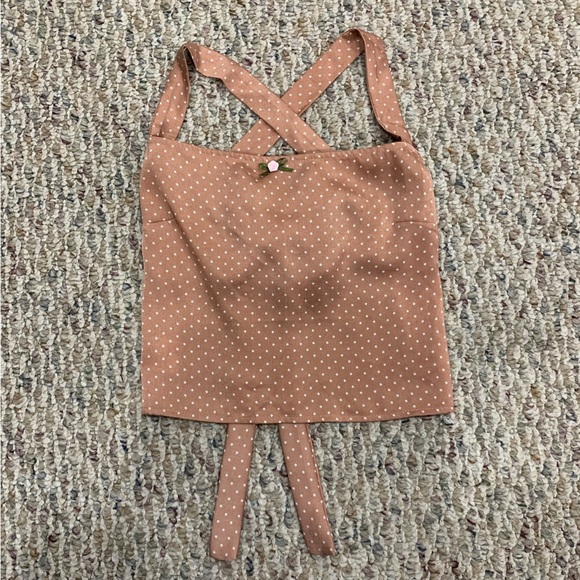 Princess Polly Polka Dot Open Back Top - Size 0 - Picture 1 of 6